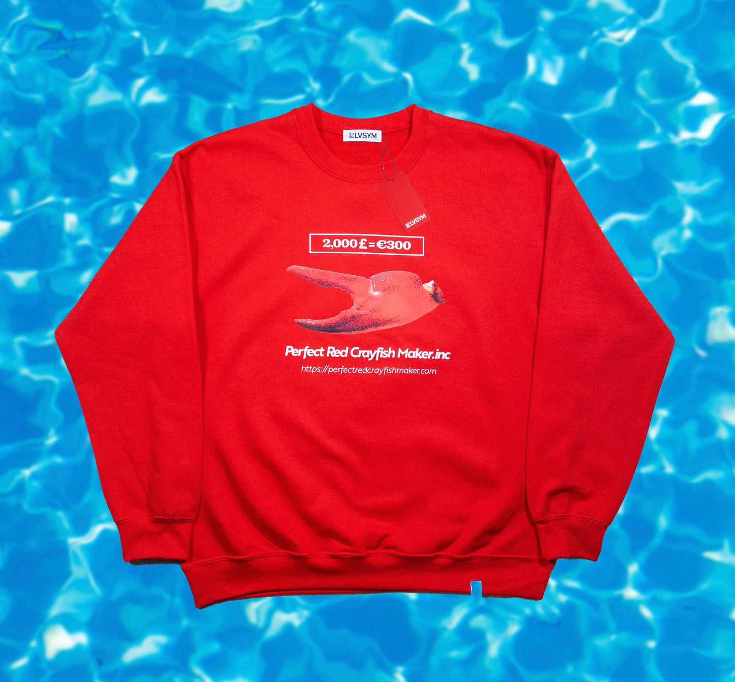 Claw Crewneck Sweat Red