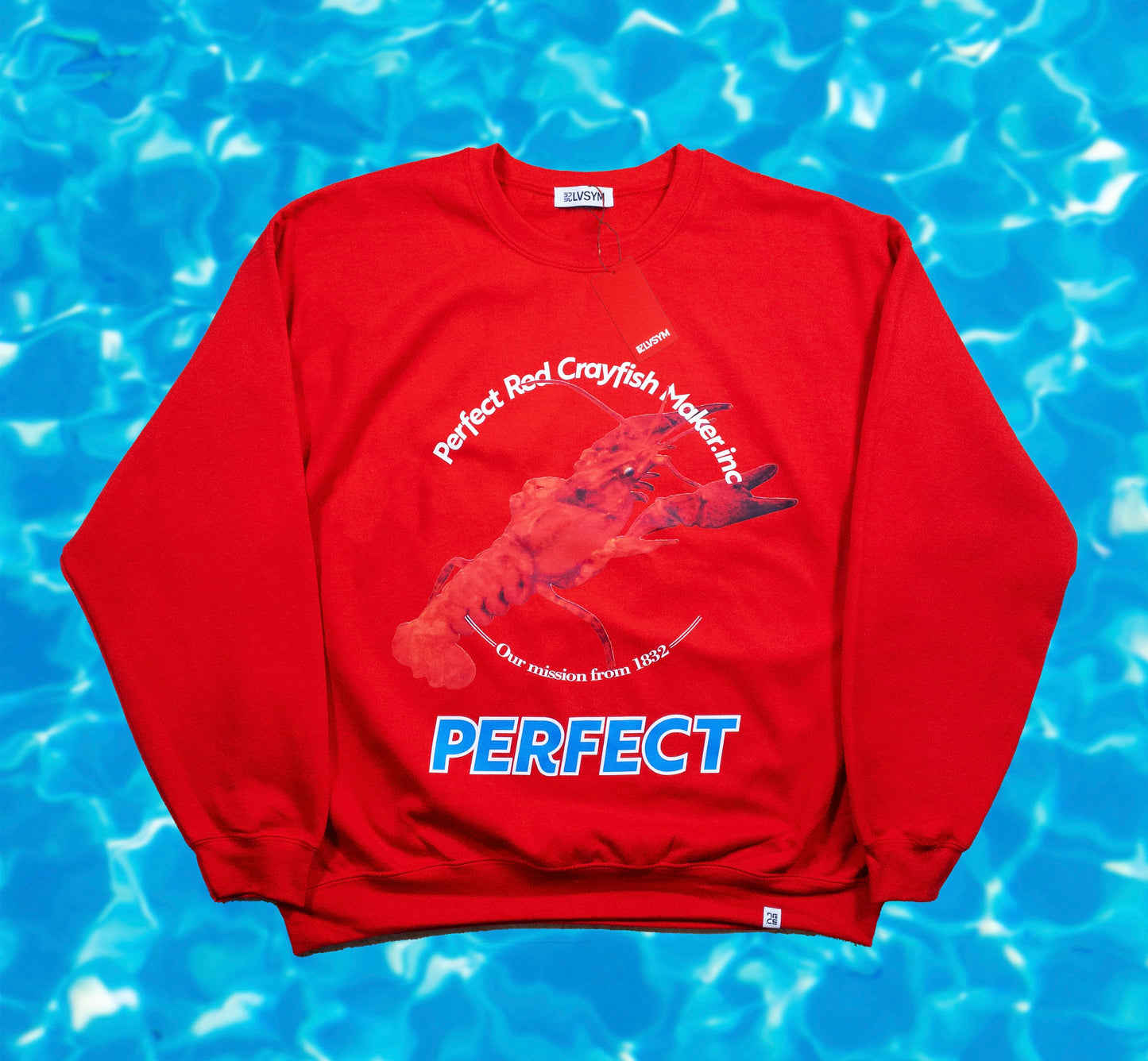 Big Crayfish Crewneck Sweat Red