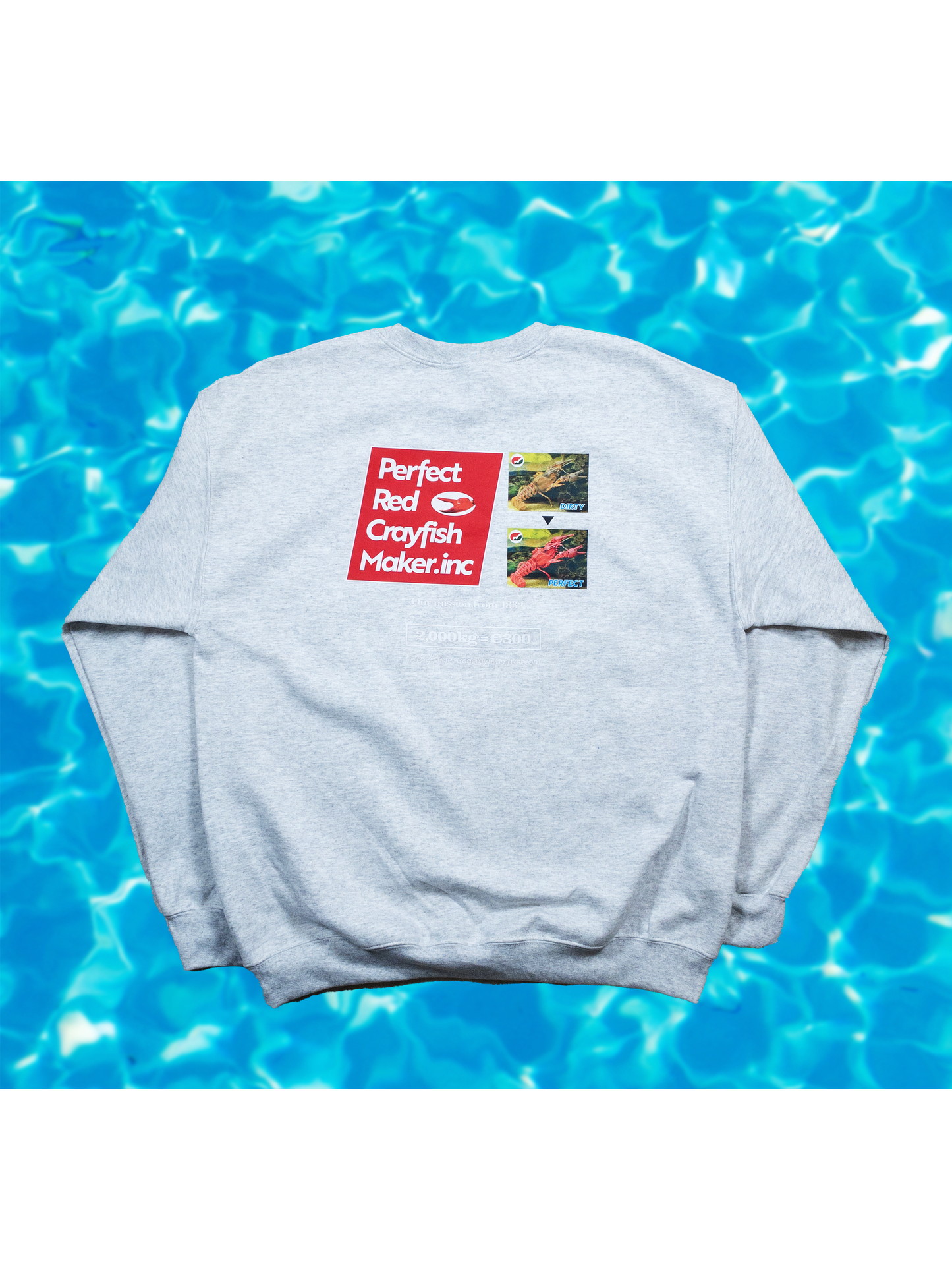 Big Crayfish Crewneck Sweat Gray